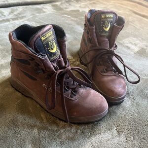 Brown La Sportiva Walking on the Moon Gore-Tex hiking boots